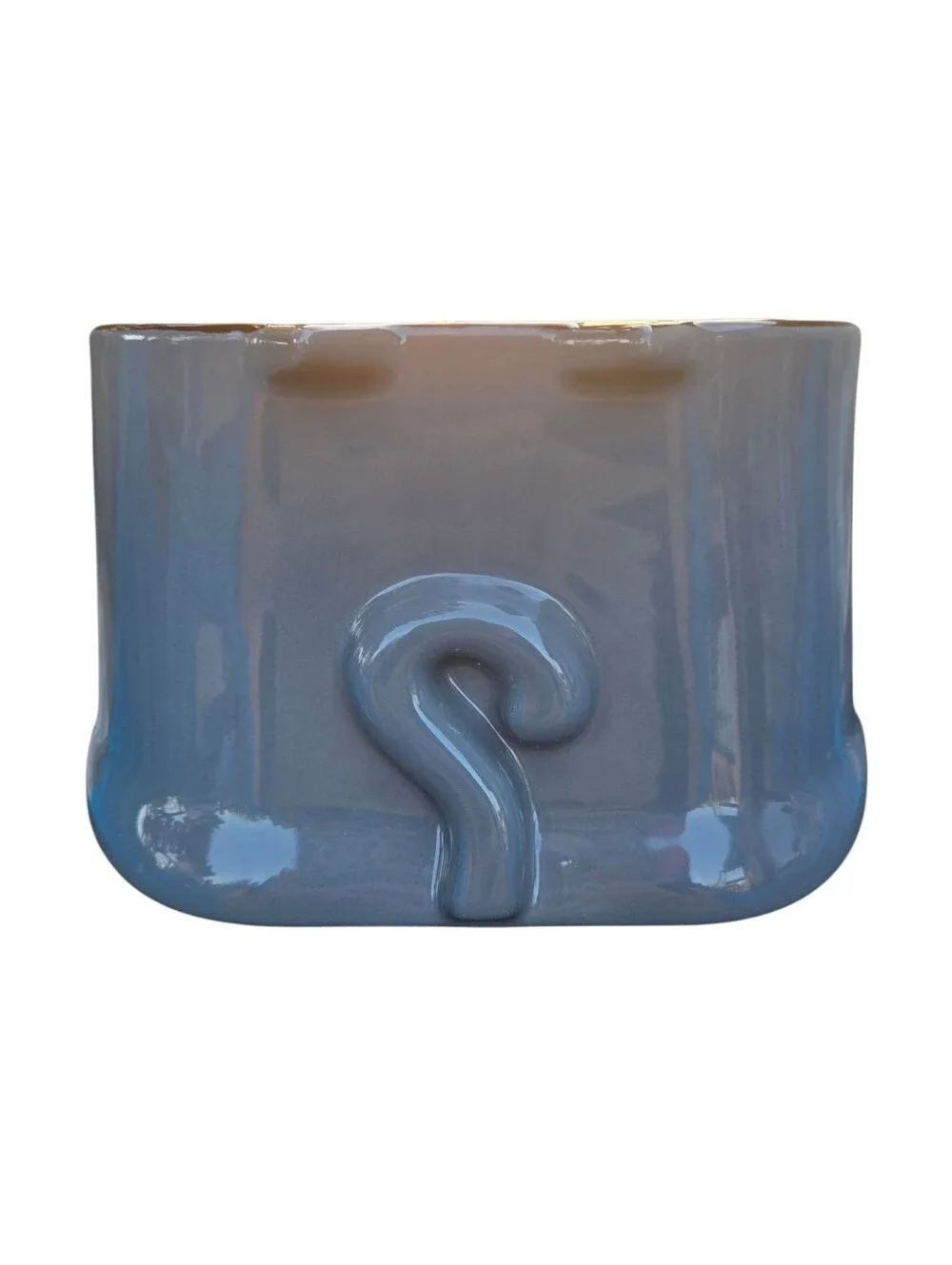 Y by YHY Ceramic Elevated Slow Feeder Cat Bowl w/Playful Fishbone